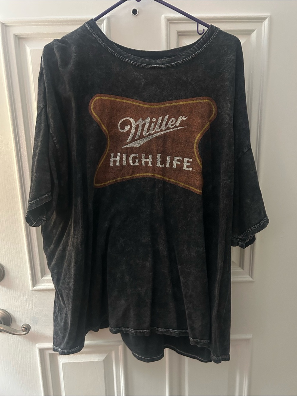 Miller High Life Black Vintage Logo Tee
